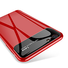 Carcasa Bumper Funda Silicona Espejo para Apple iPhone 6 Plus Rojo
