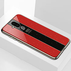 Carcasa Bumper Funda Silicona Espejo para Huawei Mate 20 Lite Rojo