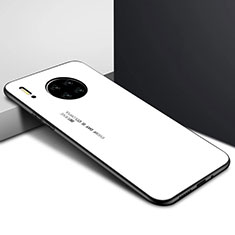 Carcasa Bumper Funda Silicona Espejo para Huawei Mate 30 Pro 5G Blanco