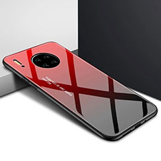 Carcasa Bumper Funda Silicona Espejo para Huawei Mate 30 Rojo