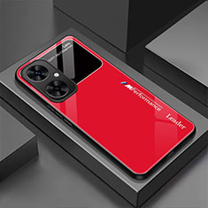 Carcasa Bumper Funda Silicona Espejo para Huawei Nova 11i Rojo