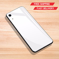 Carcasa Bumper Funda Silicona Espejo para Huawei Y6 Pro (2019) Blanco