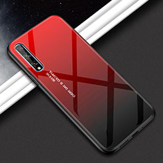 Carcasa Bumper Funda Silicona Espejo para Huawei Y8p Rojo