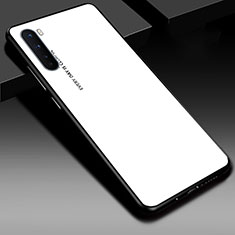 Carcasa Bumper Funda Silicona Espejo para OnePlus Nord Blanco