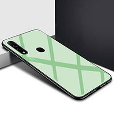 Carcasa Bumper Funda Silicona Espejo para Oppo A31 Cian