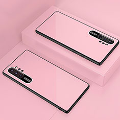 Carcasa Bumper Funda Silicona Espejo para Samsung Galaxy Note 10 Plus 5G Oro Rosa