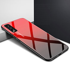 Carcasa Bumper Funda Silicona Espejo para Vivo Y12s Rojo