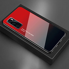 Carcasa Bumper Funda Silicona Espejo para Vivo Y70 (2020) Rojo