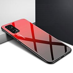 Carcasa Bumper Funda Silicona Espejo para Xiaomi Mi 10T 5G Rojo