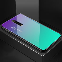 Carcasa Bumper Funda Silicona Espejo para Xiaomi Mi 9T Pro Cian