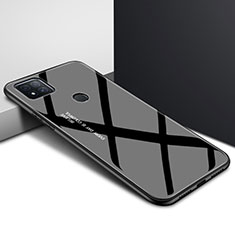 Carcasa Bumper Funda Silicona Espejo para Xiaomi POCO C3 Negro
