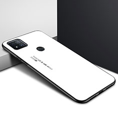 Carcasa Bumper Funda Silicona Espejo para Xiaomi POCO C31 Blanco