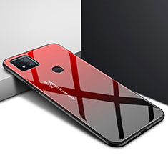Carcasa Bumper Funda Silicona Espejo para Xiaomi POCO C31 Rojo