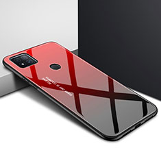 Carcasa Bumper Funda Silicona Espejo para Xiaomi Redmi 9 Activ Rojo