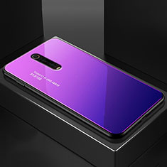 Carcasa Bumper Funda Silicona Espejo para Xiaomi Redmi K20 Morado