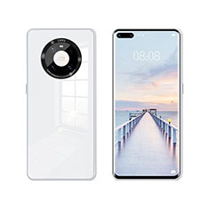 Carcasa Bumper Funda Silicona Espejo T01 para Huawei Mate 40E Pro 4G Blanco