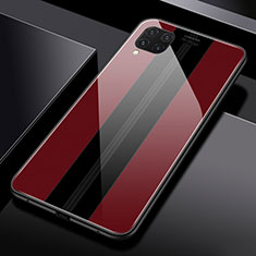 Carcasa Bumper Funda Silicona Espejo T01 para Huawei Nova 6 SE Rojo