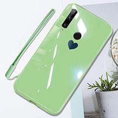Carcasa Bumper Funda Silicona Espejo T01 para Huawei P Smart+ Plus (2019) Verde