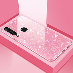 Carcasa Bumper Funda Silicona Espejo T01 para Huawei P30 Lite New Edition Rosa