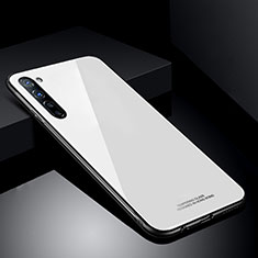 Carcasa Bumper Funda Silicona Espejo T01 para Oppo K7 5G Blanco