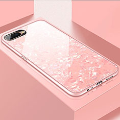 Carcasa Bumper Funda Silicona Espejo T01 para Oppo R15X Rosa