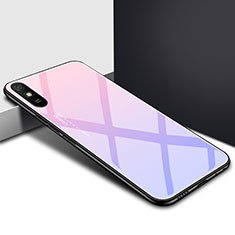 Carcasa Bumper Funda Silicona Espejo T01 para Xiaomi Redmi 9A Purpura Claro