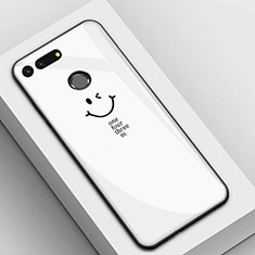 Carcasa Bumper Funda Silicona Espejo T02 para Huawei Honor V20 Blanco