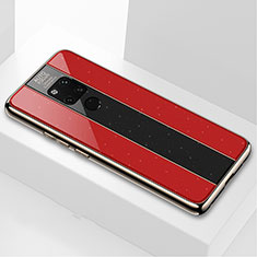 Carcasa Bumper Funda Silicona Espejo T03 para Huawei Mate 20 X 5G Rojo
