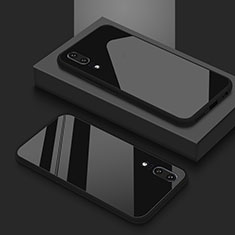 Carcasa Bumper Funda Silicona Espejo T03 para Huawei P20 Negro