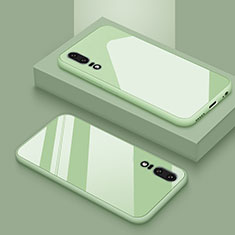 Carcasa Bumper Funda Silicona Espejo T03 para Huawei P20 Verde