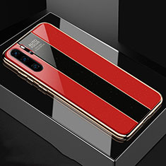 Carcasa Bumper Funda Silicona Espejo T03 para Huawei P30 Pro Rojo