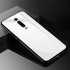 Carcasa Bumper Funda Silicona Espejo T03 para Xiaomi Redmi K20 Pro Blanco