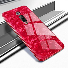 Carcasa Bumper Funda Silicona Espejo T04 para Xiaomi Mi 9T Rojo