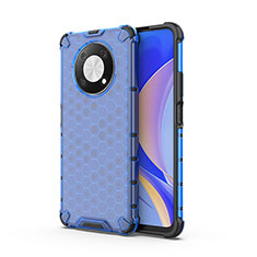 Carcasa Bumper Funda Silicona Transparente 360 Grados AM1 para Huawei Enjoy 50 Pro Azul