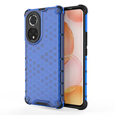 Carcasa Bumper Funda Silicona Transparente 360 Grados AM1 para Huawei Honor 50 5G Azul