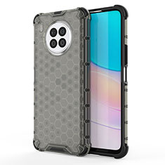 Carcasa Bumper Funda Silicona Transparente 360 Grados AM1 para Huawei Honor 50 Lite Negro