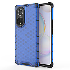 Carcasa Bumper Funda Silicona Transparente 360 Grados AM1 para Huawei Honor 50 Pro 5G Azul