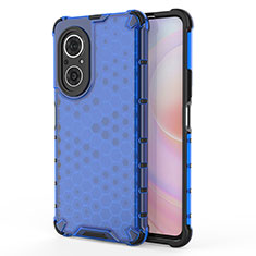 Carcasa Bumper Funda Silicona Transparente 360 Grados AM1 para Huawei Honor 50 SE 5G Azul