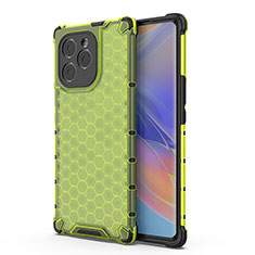 Carcasa Bumper Funda Silicona Transparente 360 Grados AM1 para Huawei Honor 60 SE 5G Verde