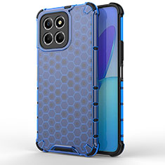 Carcasa Bumper Funda Silicona Transparente 360 Grados AM1 para Huawei Honor 70 Lite 5G Azul