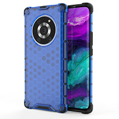 Carcasa Bumper Funda Silicona Transparente 360 Grados AM1 para Huawei Honor Magic3 Pro 5G Azul