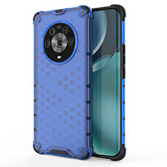 Carcasa Bumper Funda Silicona Transparente 360 Grados AM1 para Huawei Honor Magic4 5G Azul