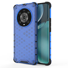 Carcasa Bumper Funda Silicona Transparente 360 Grados AM1 para Huawei Honor Magic4 Pro 5G Azul