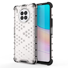 Carcasa Bumper Funda Silicona Transparente 360 Grados AM1 para Huawei Nova 8i Blanco