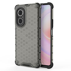 Carcasa Bumper Funda Silicona Transparente 360 Grados AM1 para Huawei Nova 9 SE Negro