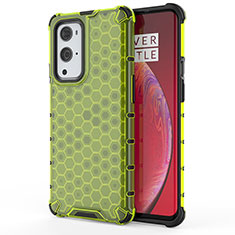 Carcasa Bumper Funda Silicona Transparente 360 Grados AM1 para OnePlus 9 Pro 5G Verde