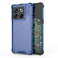 Carcasa Bumper Funda Silicona Transparente 360 Grados AM1 para OnePlus Ace Pro 5G Azul