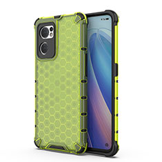 Carcasa Bumper Funda Silicona Transparente 360 Grados AM1 para OnePlus Nord CE 2 5G Verde