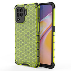 Carcasa Bumper Funda Silicona Transparente 360 Grados AM1 para Oppo Reno5 Lite Verde