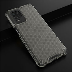 Carcasa Bumper Funda Silicona Transparente 360 Grados AM1 para Realme 8 5G Negro